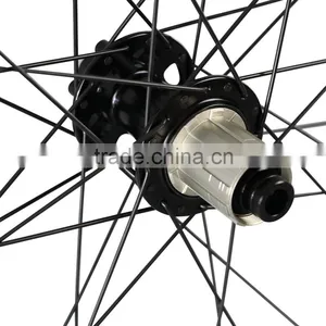 2016 Durable MTB Bike Carbon Wheels 29 40mm Width Hookless All Mountain Wheels thumbnail-5