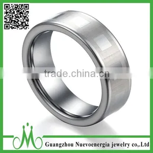 High Quality Wholesale Ring for Men Tungsten Carbide Jewelry Fashion Mens Tungsten Carbide Ring thumbnail-1