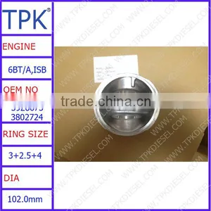 6BT Engine Parts Piston Kit 3928673 3802724 thumbnail-3