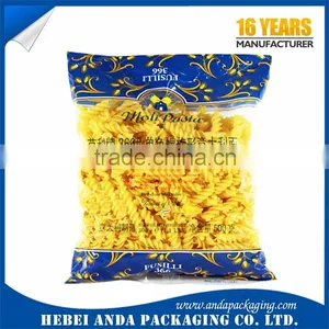Moisture Proof Flexible Food Grade Pasta Bags Packaging Material/ Pasta Wrapper/ Laminated Plastic Pasta Packaging thumbnail-4