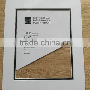Double Mat 11*14" Opening 8*10", and Pre-cut Matboard for Photo Frame thumbnail-1