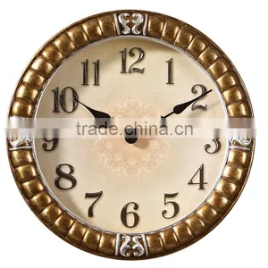 46cm Home Decoration Resin Antique Silent Wall Clock Mechanism thumbnail-1