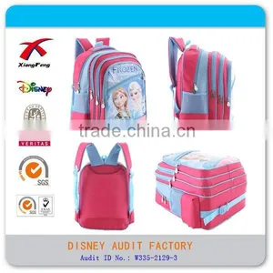 XF B-042 Cartoon Trolley Frozen Backpack Sister Bag thumbnail-2