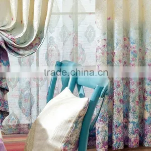 European High-grade Jacquard Polyester Curtain thumbnail-3