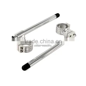 BJ-COHB-048B Custom 48mm CNC Billet Alloy Riser Motocross Clip On Handle Bar For Honda CBR600RR thumbnail-2