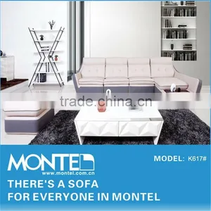 New Model Italian Low Price Corner Sofa Set thumbnail-1