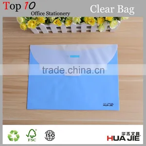 Custom PP Plastic 18 Micrometers Clear File Document Bag thumbnail-3