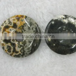 Wholesale 15-50mm Ocean Jasper Donut Gemstone thumbnail-1