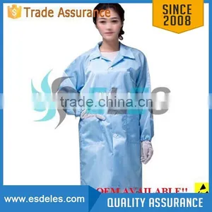 100 Class Antistatic Cleanroom Factory Coverall SR-W3001 thumbnail-6
