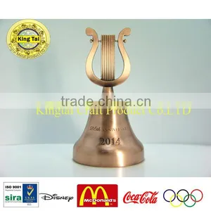 Newest Design Promotionals Gifts Custom Antique Dinner Bell Decorative Souvenir Bell thumbnail-2