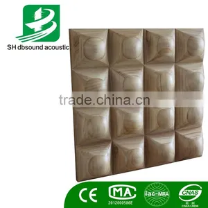 Interior Wall Decoration Wood 3D Diffuser Acoustic Panel thumbnail-2
