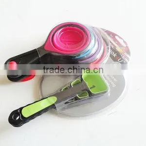 Hot Sales Amazon Kitchen 8pcs Silicon Measuring Cup And Spoon Set thumbnail-6