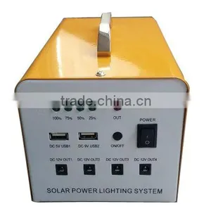10W 15W 20W 30W DC Solar System Kit , 2 Led Light ,solar Panel , Battery thumbnail-3