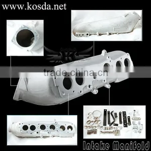 Racing Car Turbo Kit 2jz Gte, 2jz Air Intake Manifold ,Supra Parts Air Intake Manifold Cast Aluminum Silver thumbnail-2