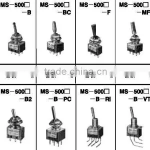 MS-500H Toggle Switch MS-500I Miniature Switch MS-500F thumbnail-1