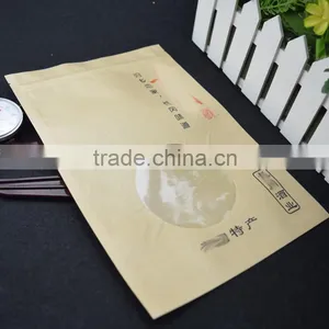 Resealable Zipper Plastic Bag / Food Grade Kraft Paper Custom Vacuum Food Bag thumbnail-1