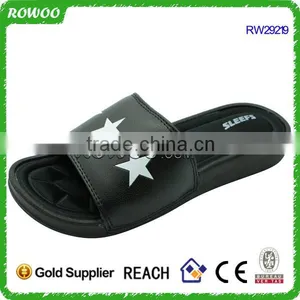 Pu Upper Casual Slippers Mens Sandals Flip Flops Memory Foam Summer Slipper thumbnail-3