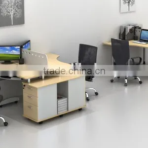 Flexible Melamine Office Desk Office Furniture Work Station thumbnail-5