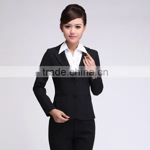Anti-shrink Work Uniform Ladies Office2015 thumbnail-3