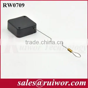Square Burglar-proof Exhibit Retractor With Loop End Fitting thumbnail-1