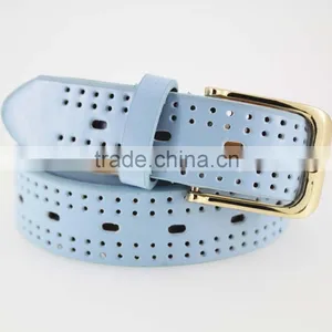 HOT 1 Inch Women Fashion Summer Dresses Belt With Colorful Leather Buckle in Summer China Factory thumbnail-2