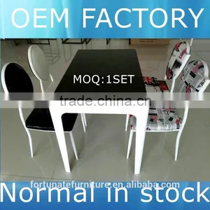 Environmental-friendly Antique Black China Dining Room Set thumbnail-1