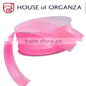 High Quality Packing Nylon Organza Ribbon Roll thumbnail-1