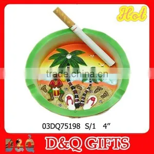 JAMACIA Rasta Souvenir Handmade Resin Ashtray thumbnail-1