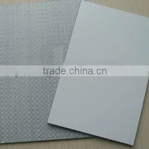 White Vinyl Film Backed Mirror thumbnail-1