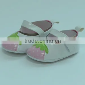 Fashion White PU Applique Maryjane Nursery Shoe thumbnail-2