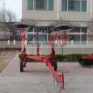 New Developed Finger Wheel Rake With 11 Wheel Rakes thumbnail-1