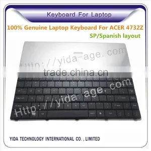 Wholesale Price Spanish Layout Replacement Laptop Keyboard For Acer 4732 4732Z Black thumbnail-1