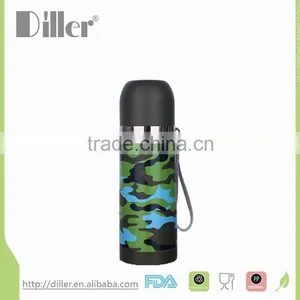 Colorful Bullet Shape Stainless Steel Water Vacuum Flask Thermos Mug 350ML/500ML thumbnail-2