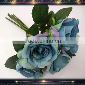 Cheap Wedding Bouquet Artificial Rose Wholesale thumbnail-4