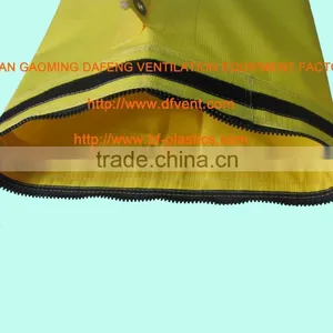 Tunnel and Mining Blower Ventilation Air Duct With Zipper and Velcro Coupling thumbnail-5