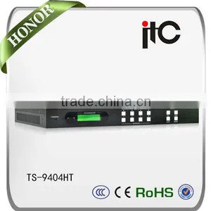 ITC TS-9404HT Auto Input Resolution Identification Support 4K HDbaseT HDMI Matrix Switch 4x4 Quality Choice thumbnail-1