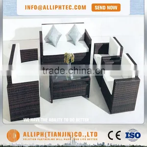 Outdoor Dining Furniture Rattan Table and Chair thumbnail-1