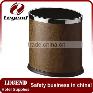 High Quality PU Leather Advertising Garbage Bin thumbnail-3