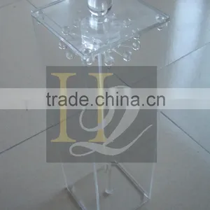 China Supplier Transparent Acrylic Necklace Display Holder With Cover thumbnail-1