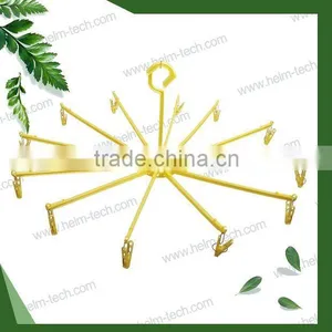 Household Product-Umbrella-shaped Clip Clothes Hanger(12pegs)-3136 thumbnail-1
