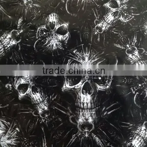 Wholesale 50cm Width Skull Hydrographic Film/ 3D Water Transfer Printing Film/ Inkjet Water Transfer Paper thumbnail-2