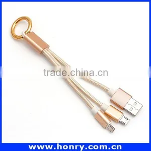 Free Sample 3 in 1 Multi Cable for Iphone 4 5 Micro Usb Cable Wholesale thumbnail-4