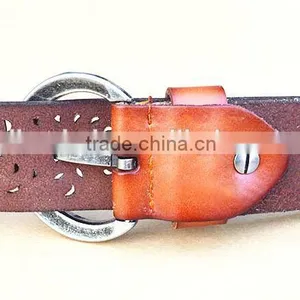 Woman Fashion Genuine Leather Ladies Leather Belt With Rivets thumbnail-5