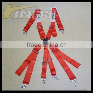Hot Selling Safety Belt Red Removable 6 Point Seat Belt Webbing thumbnail-1