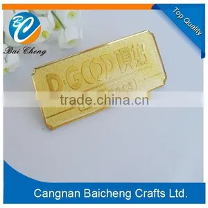 Ancient Antique Brass Factory Custom Zinc Alloy Badges thumbnail-4