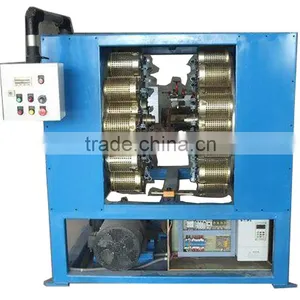 HIGH SPEED DOUBLE PLATE CORELESS FIBER WINDING MACHINE thumbnail-1