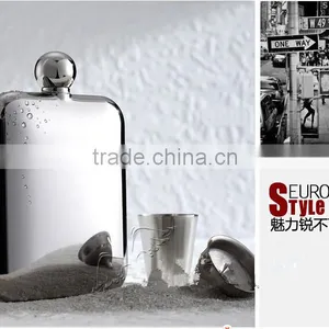Laser Welding 6oz Stainless Steel Hip Flask/hot Selling 6oz Seamless Welding Hip Flask for Promotion thumbnail-6