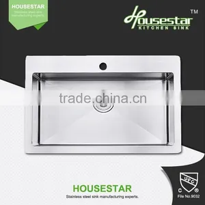 High Quality Wholesale Price Topmount Single Bowl Stainless Steel Kitchen Sink With Sound Deadening Pads And Coating - TR3220 thumbnail-1