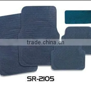 PVC CAR FOOT MAT/PAD IN BLACK thumbnail-1