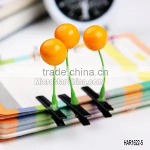 Fashion Jewelry Novelty Flower Fruit Cherry Hair Clips for Antenna Grass Hair Clip Design thumbnail-1